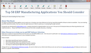 58 Manufacturing ERP Applications You Should Consider